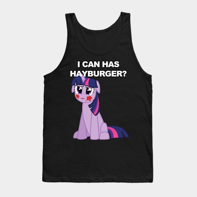 I Can Has Hayburger? Tank Top by Pegajen